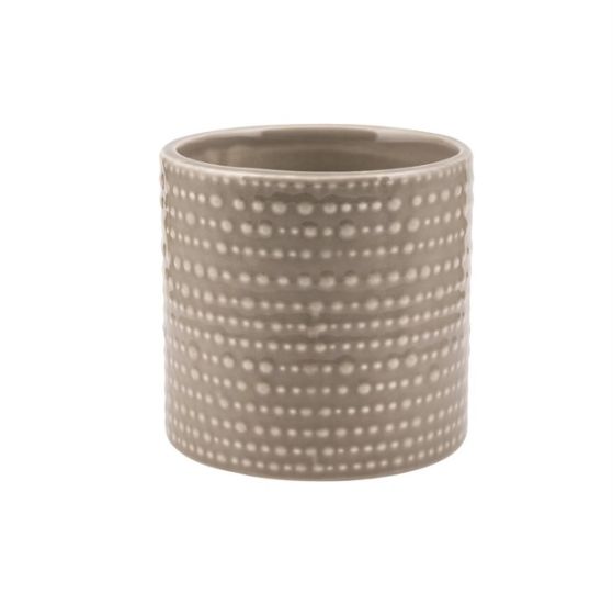 CILINDRO PUNTINATO CERAMICA TORTORA