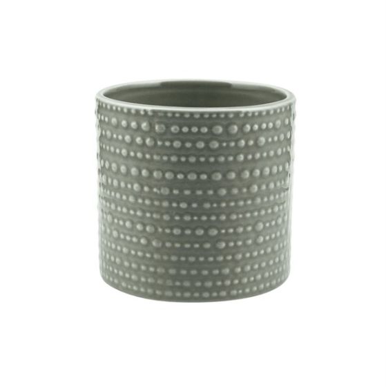 CILINDRO PUNTINATO CERAMIC VERDE PET