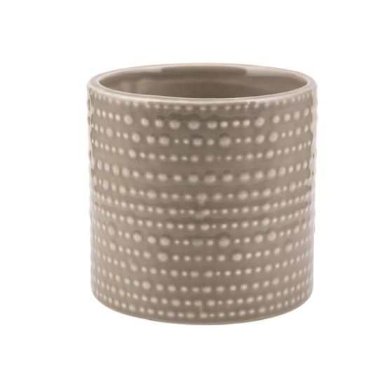 CILINDRO PUNTINATO CERAMICA TORTORA