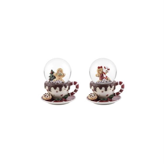 SFERA DI NEVE NATALIZIA D50MM