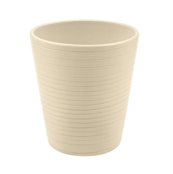 VASO CERAMICA RIGATO AVORIO