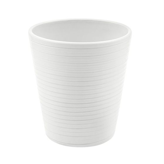 VASO CERAMICA RIGATO BIANCO