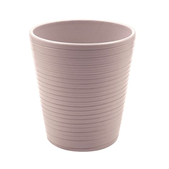 VASO CERAMICA RIGATO TORTORA