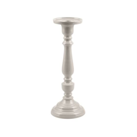 PORTACANDELA  ALLUMINIO GRIGIO