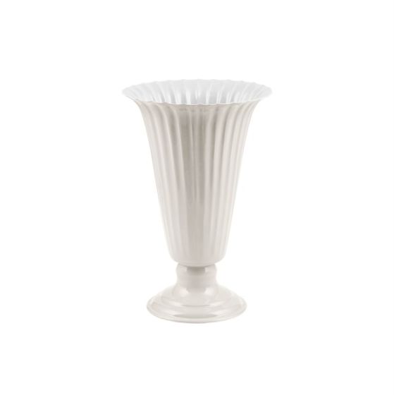 VASO METALLO AVORIO