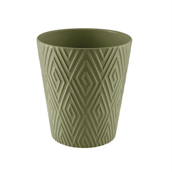 VASO ORCHIDEA VERDE SCURO