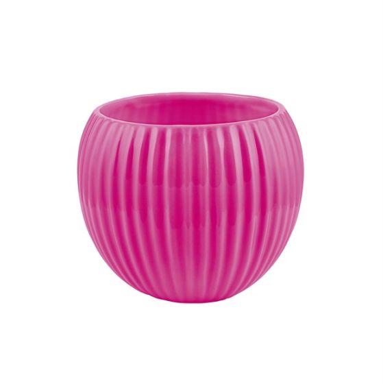 SFERA CERAMICA RIGATA FUCSIA