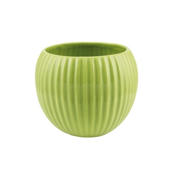 SFERA CERAMICA RIGATA VERDE MELA