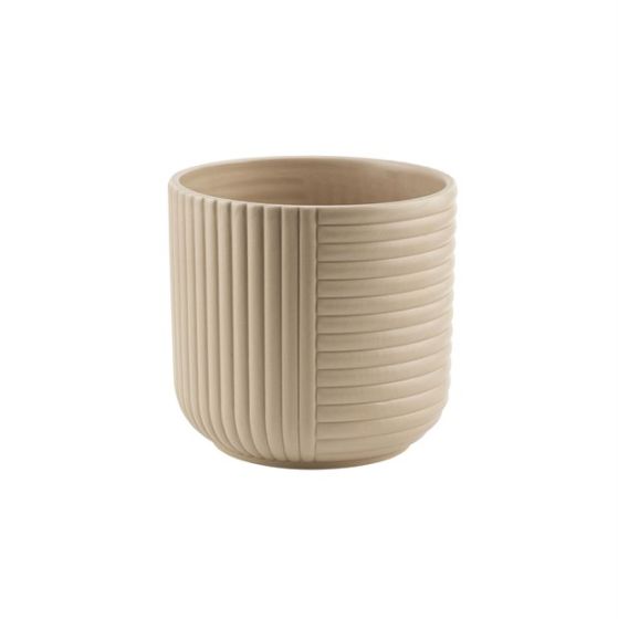 CILINDRO RIGATO CERAMICA BEIGE