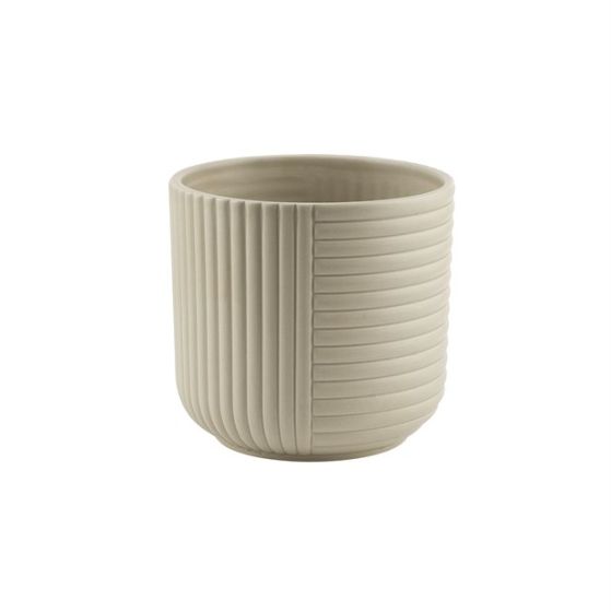 CILINDRO RIGATO CERAMICA GRIGIO