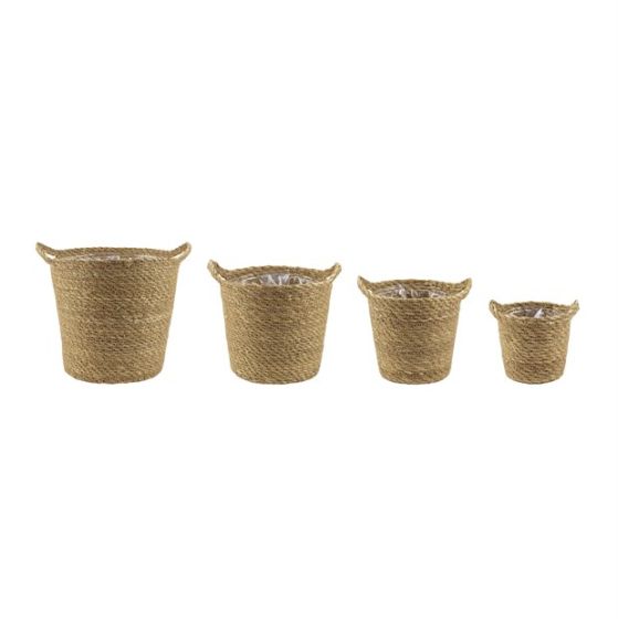 CESTI IN SEAGRASS SET 4 PEZZI