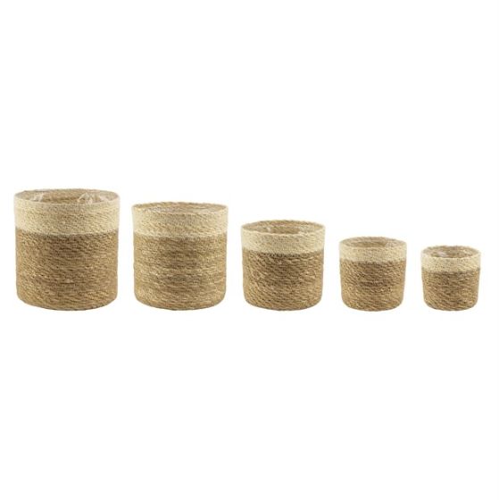 CESTI IN SEAGRASS SET 5 PEZZI