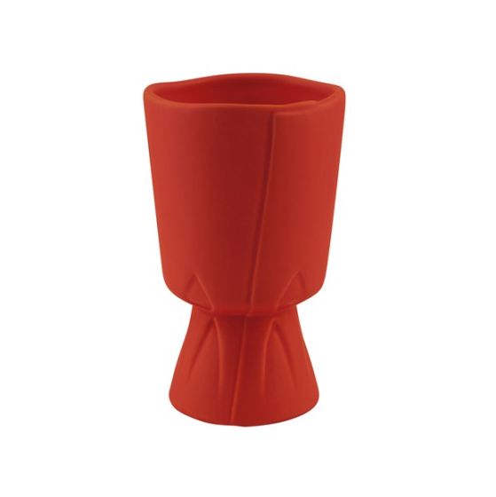 VASO CERAMICA ROSSO