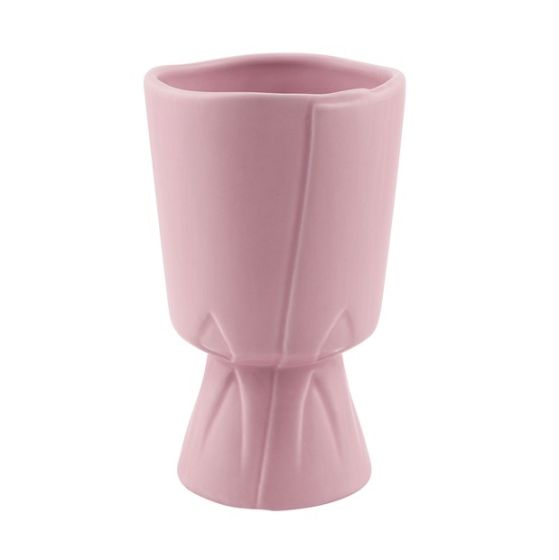 VASO CERAMICA  ROSA