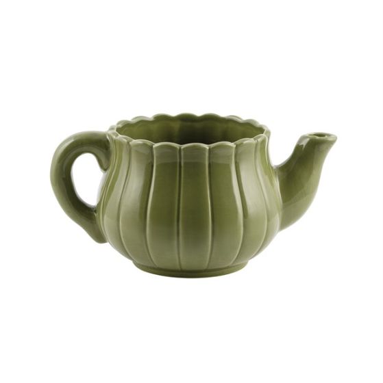 TEIERA CERAMICA PICCOLA VERDE MILIT.