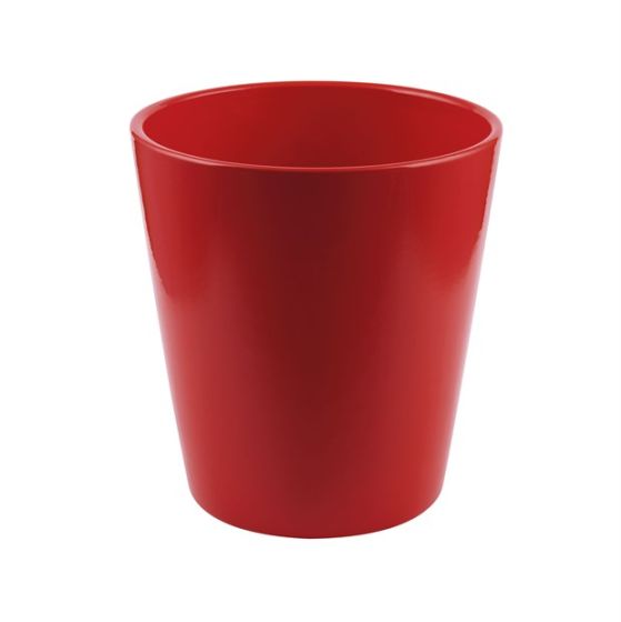 VASO ORCHIDEA LISCIO ROSSO