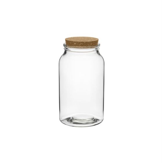 VASO VETRO CON TAPPO SUGHERO