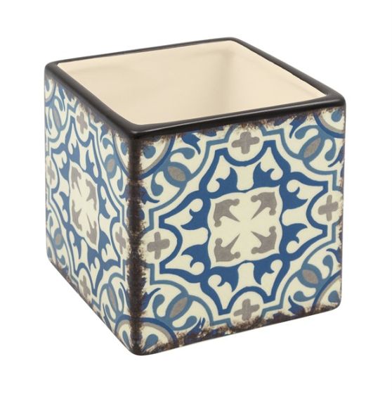 CUBO MAIOLICA TOSCANA BLU