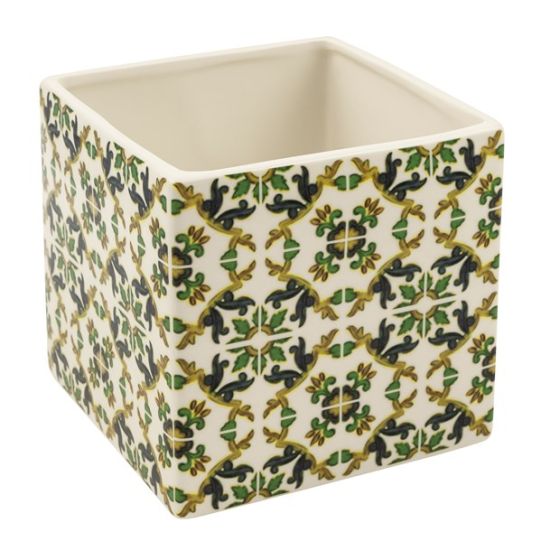 CUBO MAIOLICA SICILIANA VERDE